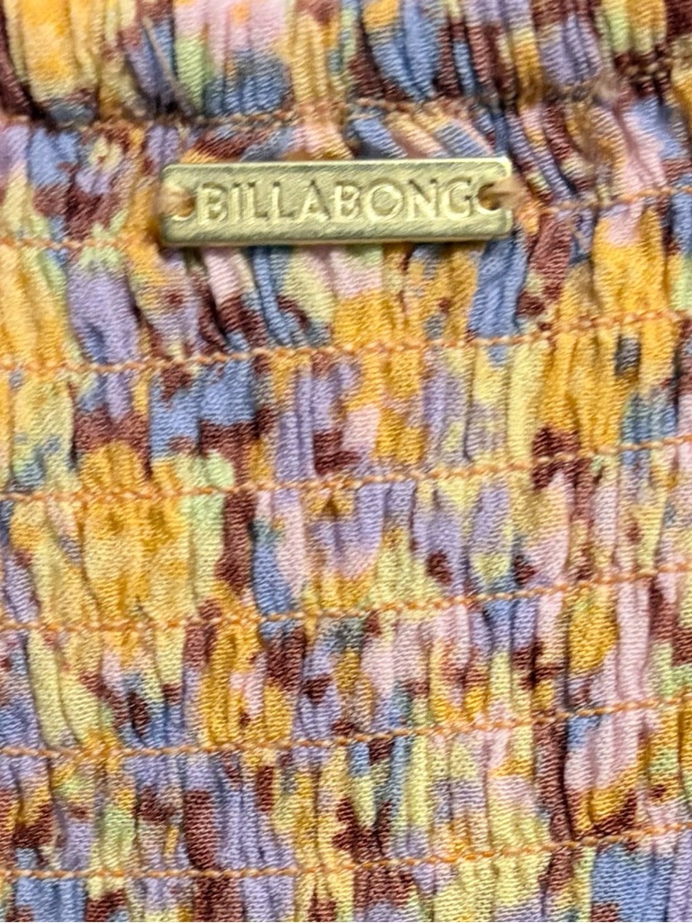 Billabong Women's Swept Away Printed Midi Dress. L - Picture 8 of 9